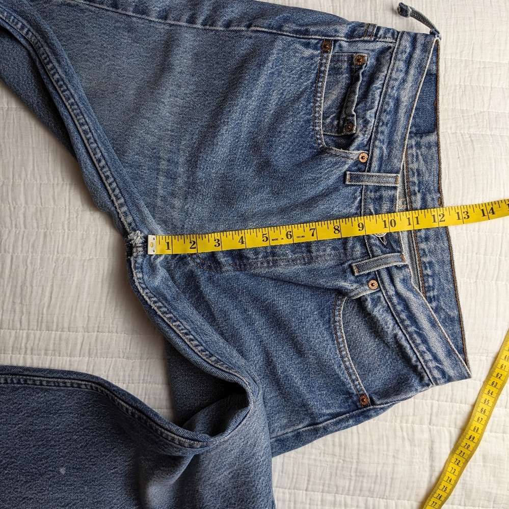 Levi's 501 Vintage Straight Leg Jeans 90s - Picture 7 of 16